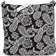 Vera Bradley Collegiate Triple Zip Hipster Crossbody Bag - Black/White Bandana With Oklahoma State University Logo