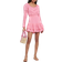 LoveShackFancy Sanaya Mini Dress - Vivid Pink