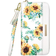 Coco Rossi Card Holder Organizer Wallet - White Sunflower