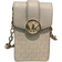 Michael Kors Carmen Small Logo Smartphone Crossbody Bag - Light Sand