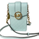 Michael Kors Carmen Small Logo Smartphone Crossbody Bag - Fair Aqua