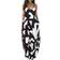 Vunahzma Womens Casual Sleeveless Plus Size Loose Long Maxi Dress - 00 Black/White