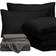 Bare Home Bed-in-A-Bag Bed Linen Gray, Black (259.1x228.6)