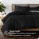 Bare Home Bed-in-A-Bag Bed Linen Gray, Black (259.1x228.6)