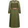 City Chic Love Pleat Dress Plus Size - Olive