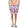 An Original Penguin Abstract Swim Shorts - Hot Coral