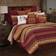 HiEnd Accents Solace Quilts Red, Brown, Orange (243.8x233.7)