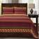 HiEnd Accents Solace Quilts Red, Brown, Orange (243.8x233.7)