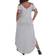 White Mark Lexi Maxi Dress Plus Size - Heather Grey