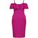 City Chic Flirtation Dress Plus Size - Cerise