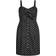 City Chic Tie Spot Dress Plus Size - Black