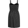 City Chic Tie Spot Dress Plus Size - Black