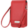 Nautica Catalina Vegan Leather RFID Crossbody Bag - Fuego Red