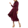 Alexia Admor Brooklyn Midi Dress - Cranberry