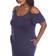 White Mark Lexi Maxi Dress Plus Size - Navy