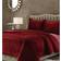 Tribeca Living Florence Quilts Red (243.8x233.7)