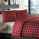 Eddie Bauer Mountain Plaid Duvet Cover Black, Red (223.5x223.5)