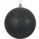 Vickerman 4" Black Glitter Ball Christmas Tree Ornament 4" 6