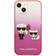 Karl Lagerfeld Ikonik Karl & Choupette Gradient Case for iPhone 13