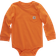 Carhartt Kid's Long-Sleeve Pocket Bodysuit - Hunter Orange