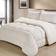 Cathay Home Ultra Soft and Plush Reversible Bedspread Beige (228.6x228.6)