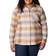 Columbia Women's Calico Basin Flannel Long Sleeve Shirt- OrangePlaid