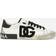 Dolce & Gabbana Portofino Vintage Calfskin Leather Sneakers white_black