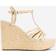 Kenneth Cole Celia Wedge Sandal in Natural Raffia, Natural Raffia