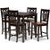 Baxton Studio Gervais Dining Set 35.4x35.4" 5