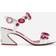 Dolce & Gabbana Patent Leather Sandals white_fuchsia