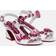 Dolce & Gabbana Patent Leather Sandals white_fuchsia