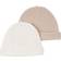 Carter's Baby's Caps 2-pack - White/Brown