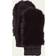 Faux-Fur Knit Mittens BLACK BLACK