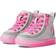 Billy Footwear Kid's Classic Lace High - Grey/Pink