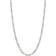 Bloomingdale's Men's Figaro Link Chain Necklace - White Gold