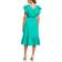 Cubavera Linen V-Neck Ruffle Sleeve Maxi Dress - Simply Green