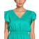 Cubavera Linen V-Neck Ruffle Sleeve Maxi Dress - Simply Green