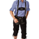 Hisab Joker Oktoberfest Lederhosen Deluxe Black