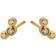 Pernille Corydon Orion Earsticks Earrings - Gold/Transparent