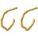 Pernille Corydon Twig Hoops - Gold