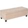 Homcom Chest with Lift Top Beige Storage Bench 49.2x16.2"