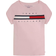 Tommy Hilfiger Girl's Pieced Flag T-shirt - Rose Shadow (TX000095-669)