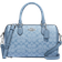 Coach Rowan Satchel In Blocked Signature Canvas - Silver/Cornflower Multi