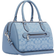 Coach Rowan Satchel In Blocked Signature Canvas - Silver/Cornflower Multi