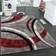 Paco Home Large rug Black, Gray, Red 31.5x59.1"