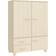 vidaXL Solid Pine Wardrobe 39x53.9"