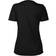 Platinum P514S Delta Women's Slub Short Sleeve V-Neck Tee - Black