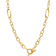 Adornia Mixed Link Toggle Necklace - Gold