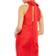 Mac Duggal Womens Satin Maxi Sheath Dress - Red