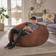 Christopher Knight Home Madison Brown Bean Bag